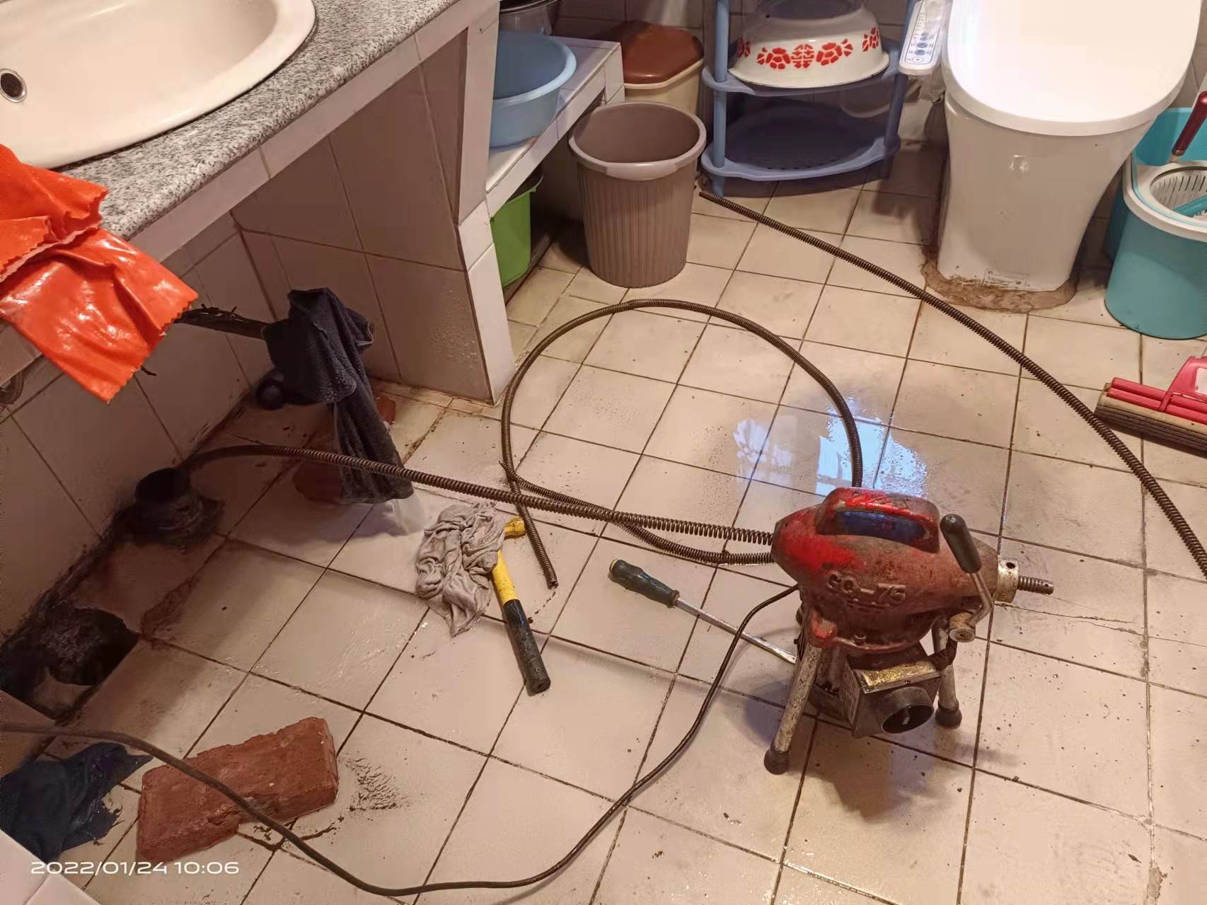 火炬开发区街道疏通厨房下水道，地漏疏通