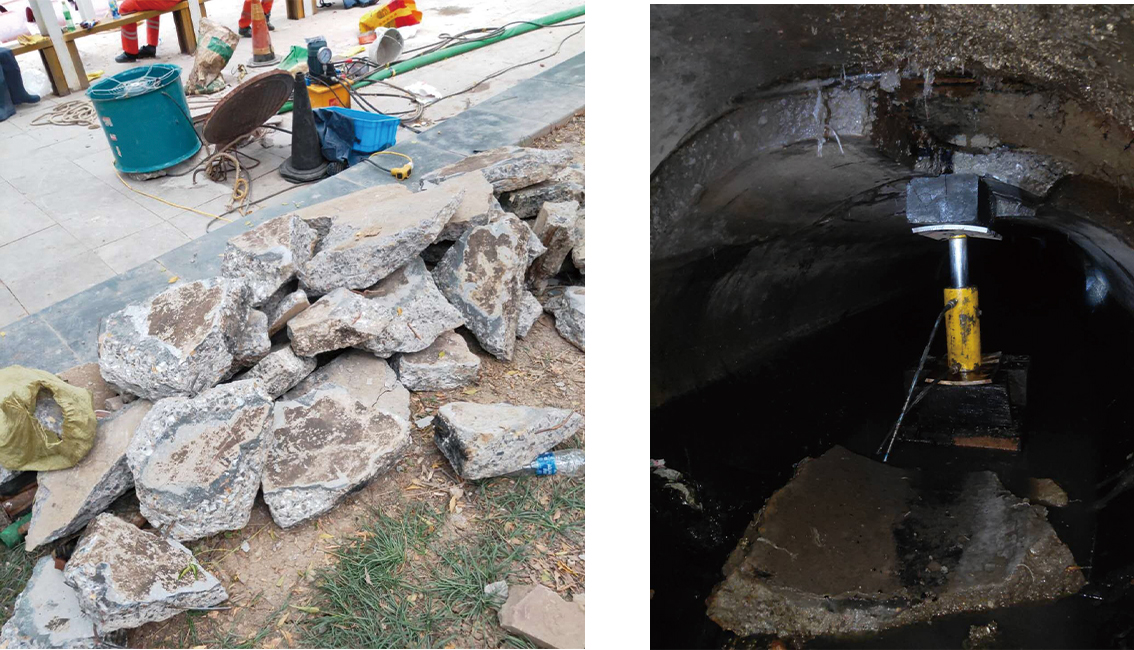 火炬开发区街道管道预处理